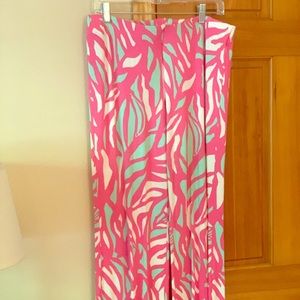 Lily Pulitzer Georgia May Wide Leg Cotton Pants